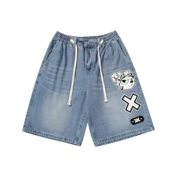 XXGOGO Shorts Unisex Denim Blue