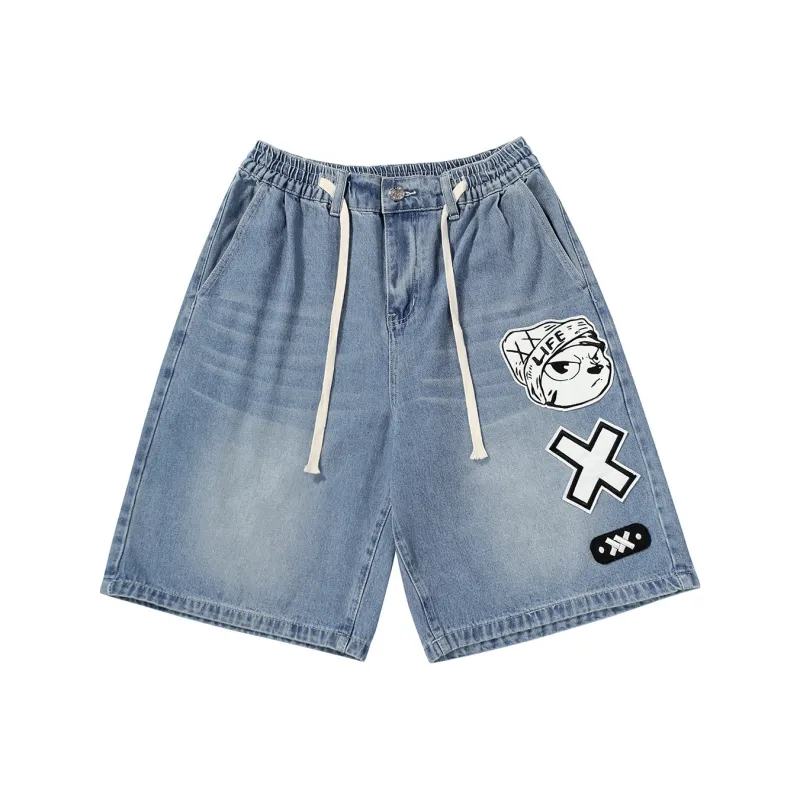 XXGOGO Shorts Unisex Denim Blue-0