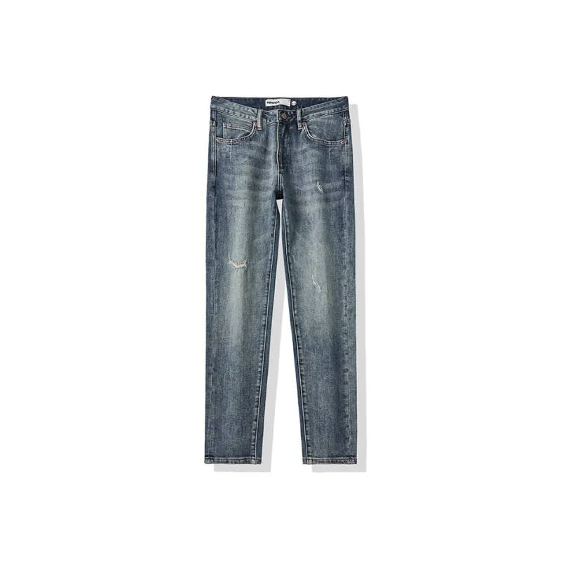 HIPANDA Jeans Men Blue-0