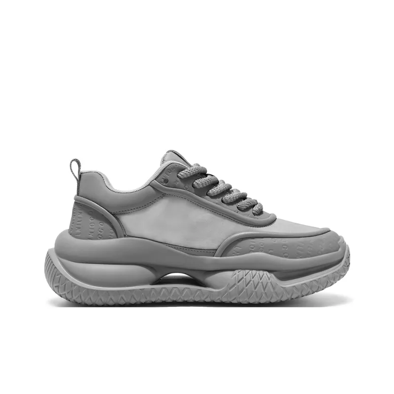 Kuding Breathable And Lightweight Low Top Chunky Sneakers Men's-2