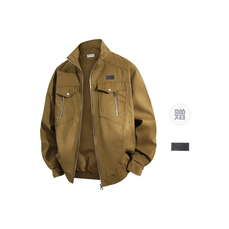 YOSICIL Leather Jacket Unisex Khaki-0