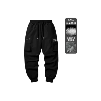 YAYA YAYA Down Pants Unisex Black
