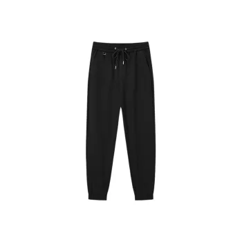 DEGAIA SS24 Casual Pants Men's Black
