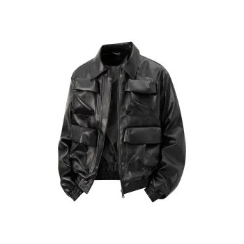 YATSI Leather Jacket Unisex Black