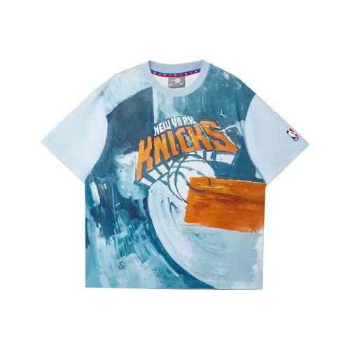 JACK JONES· JACK&JONESxNBA T Shirt Men's C42 Sky Blue
