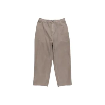 GARAGE Casual Pants Unisex Light Gray
