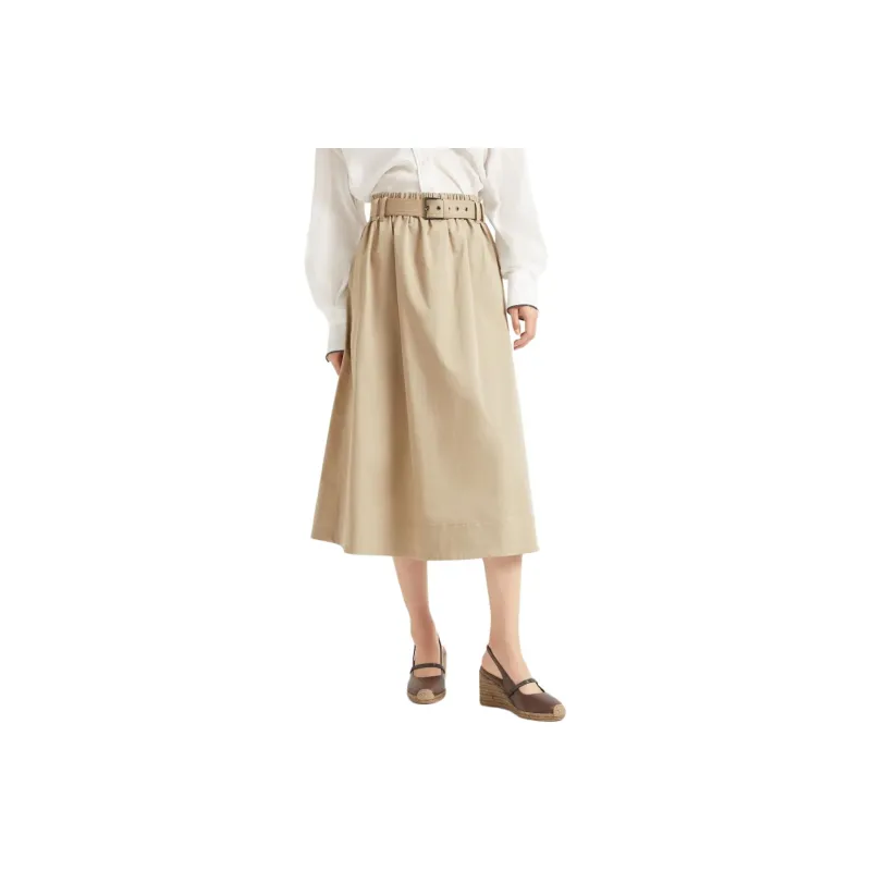 Brunello Cucinelli Belted Midi Skirt-1