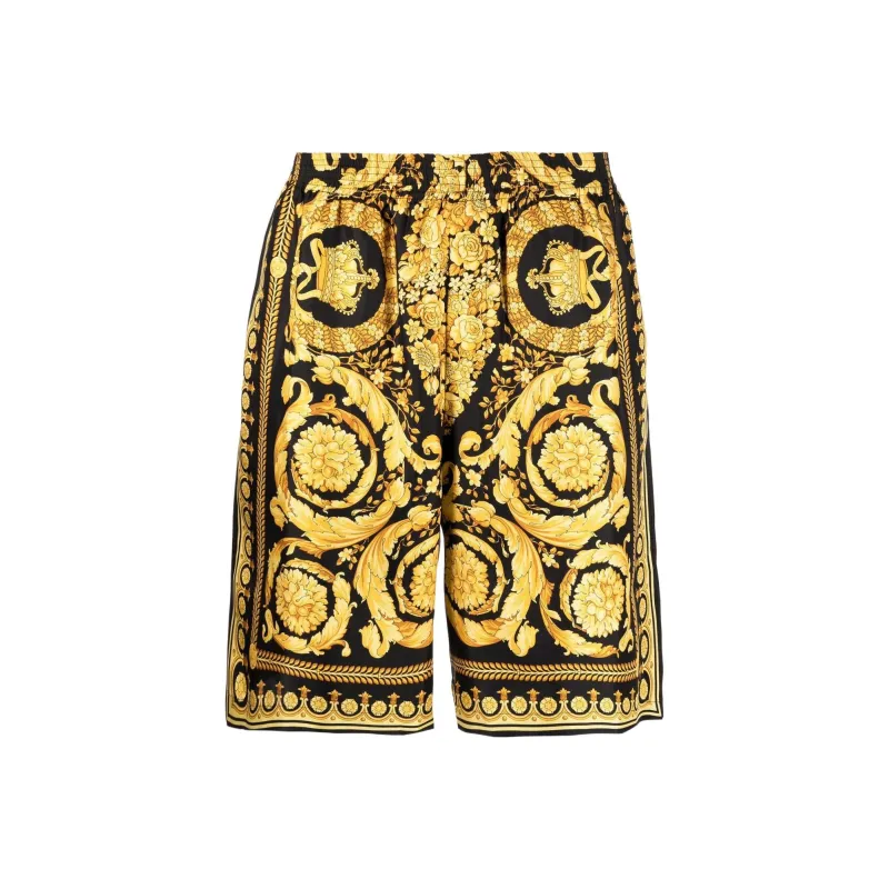 VERSACE Barocco Printed Bermuda Shorts-0