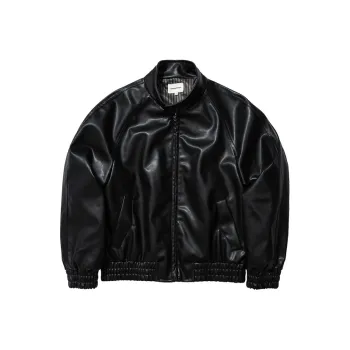 COUNTRY MOMENT Leather Jacket Unisex Black
