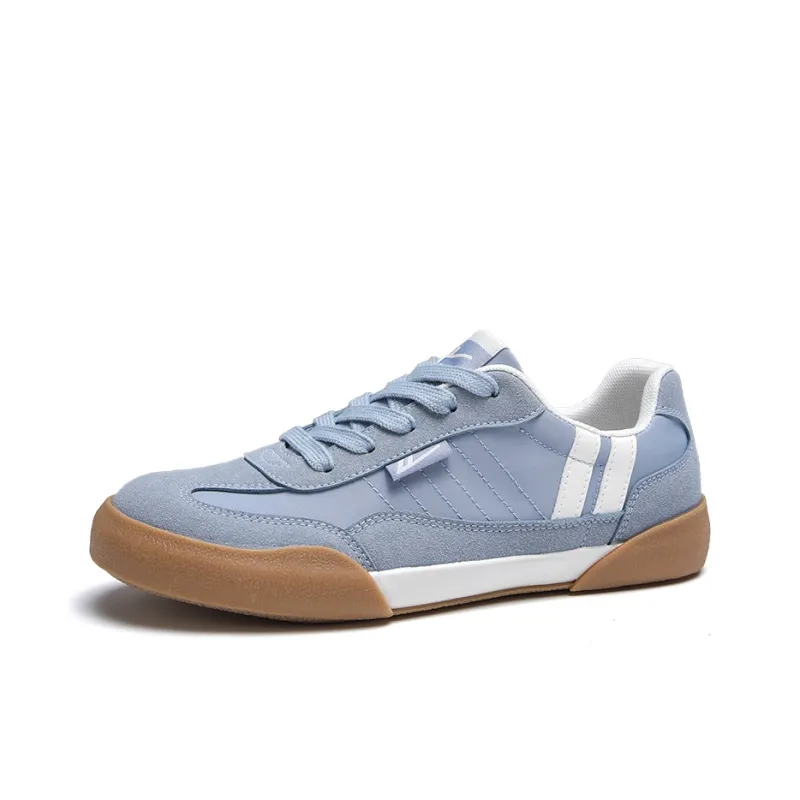 Warrior Coverage Abrasion Resistant Lightweight Breathable Slip Resistant Low Top Canvas Shoes Women's Light Blue Beige-1