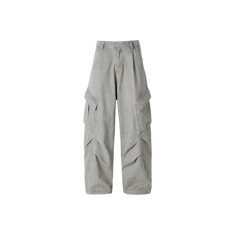 GTRG Casual Pants Unisex Smoke Gray-0