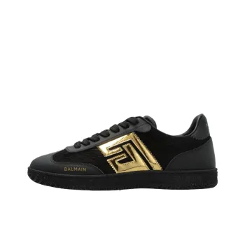 BALMAIN Low Top Skateboard Shoes Women's Black
