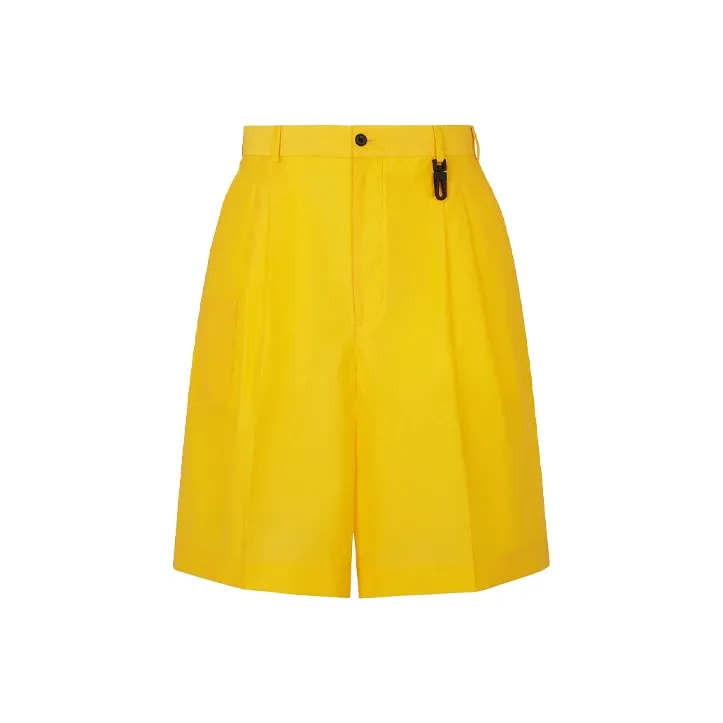 FENDI Casual Shorts Men Yellow-0