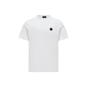 Moncler Back Vertical Logo Mens T Shirt
