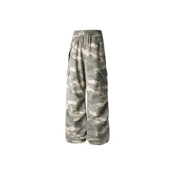 ALI THE FOX Cargo Pants Unisex Camouflage