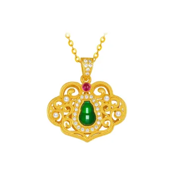 Chum Glutinous Jade Necklaces Women's