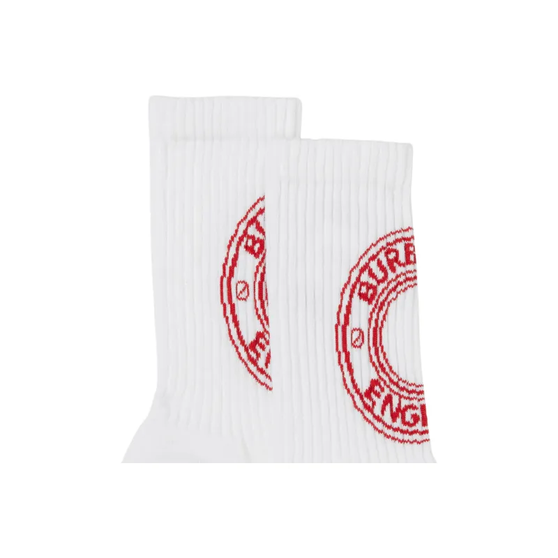 Burberry Knee High Socks Women's White-1