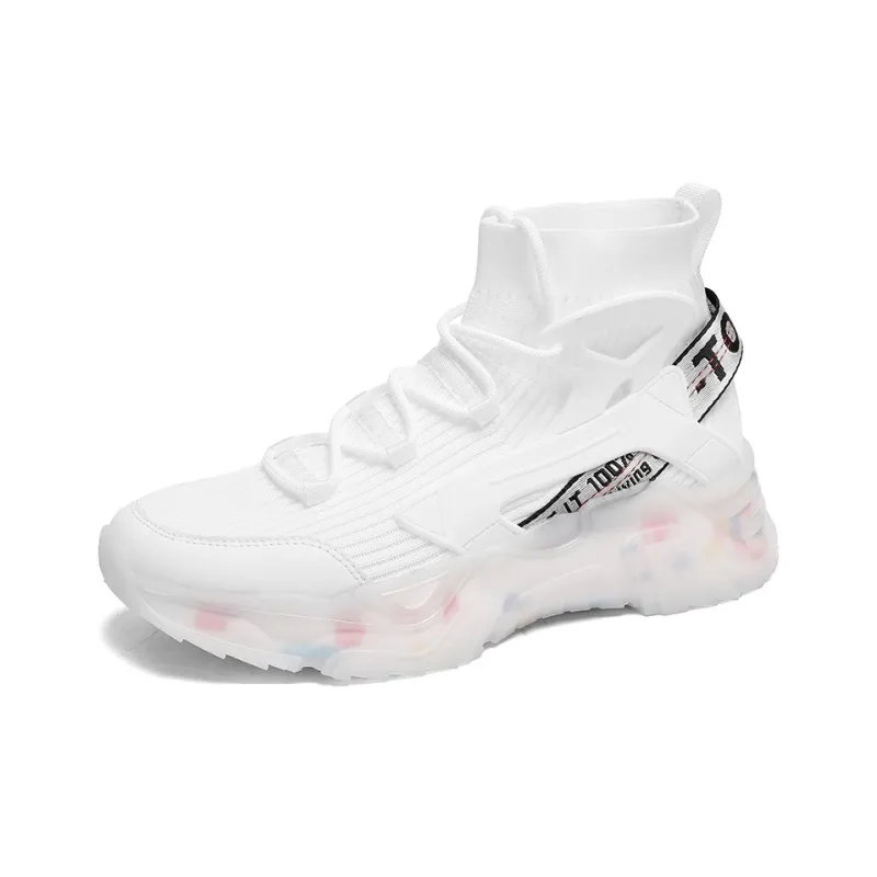 AMICNIEGD Breathable And Wear resistant High Top Chunky Sneakers Men's-6