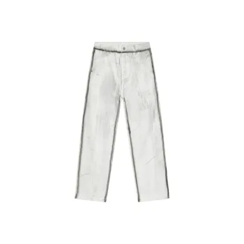 Voguo Relay Straight Fit Jeans Unisex White