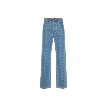 Marine Serre SS24 Jeans Men's Medium Blue