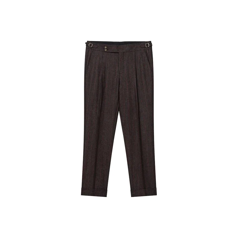 J.D.V Suit Trouser Men's Coffee-0