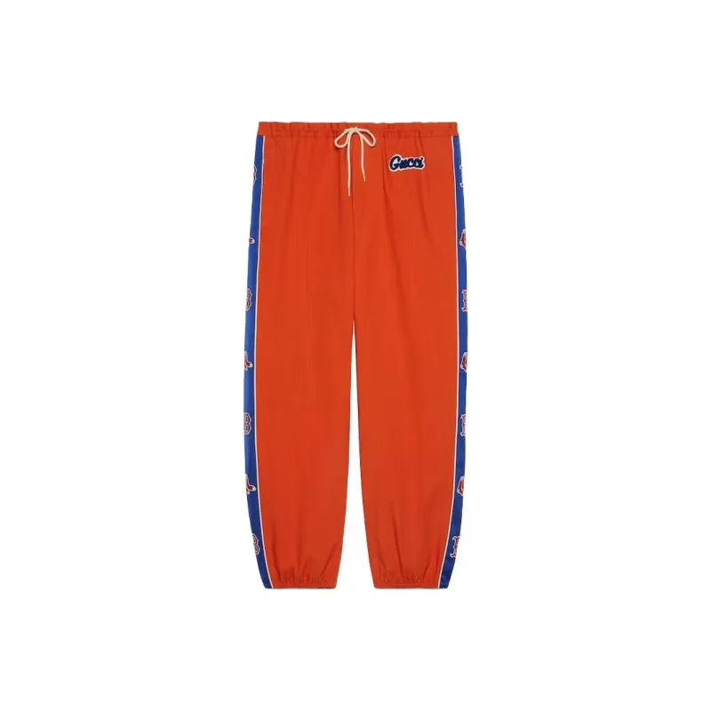 GUCCI Casual Pants Men Orange Red-0