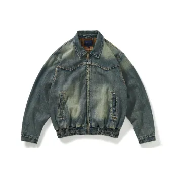 714STREET Jacket Unisex Denim Blue