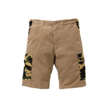 A BATHING APE 1st Camo Corduroy Wide 6Pocket Shorts