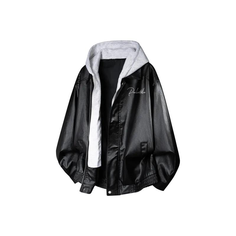 PAUL COSTELLOE Leather Jacket Unisex-0