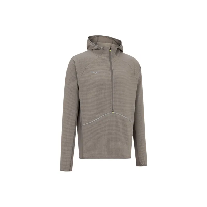 HOKA ONE ONE AW24 SKYGLOW HALF ZIP Jacket Men's Moss Green-0