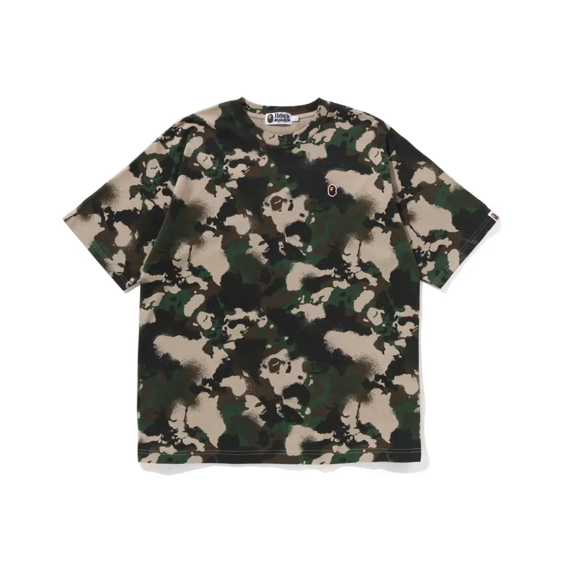 A BATHING APE Map Camo Ape Head One Point Relaxed Fit Tee-3