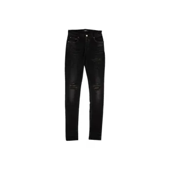 AMIRI MX1 Camo Leather Patch Jeans