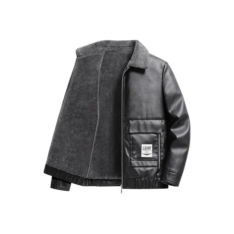 LISENPOK Leather Jackets Unisex-0