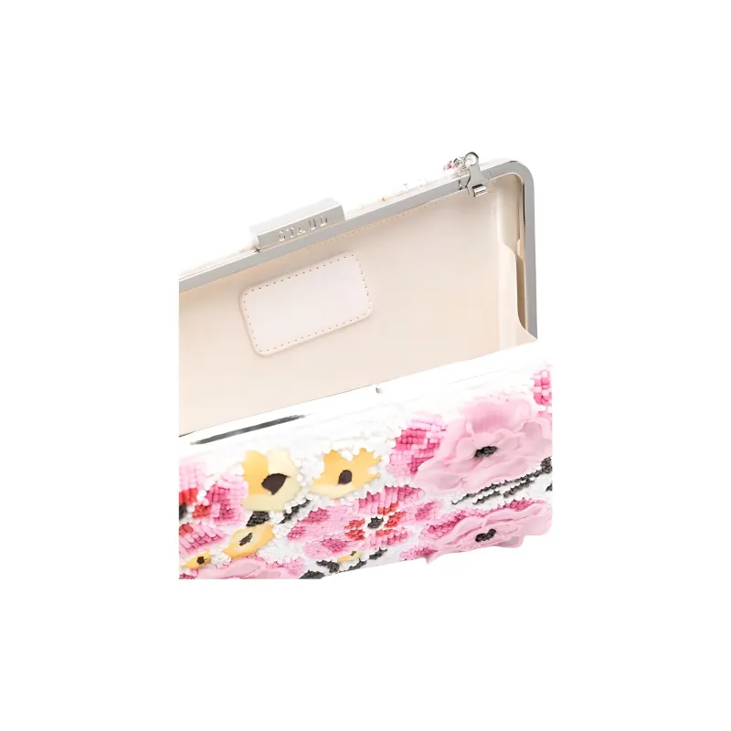 Staud Carmella Beaded Clutch Bag-2