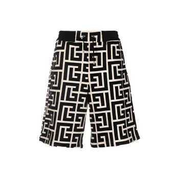 BALMAIN Monogram Bermuda Short