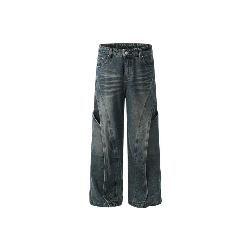 GBXM Jeans Unisex Vintage Blue