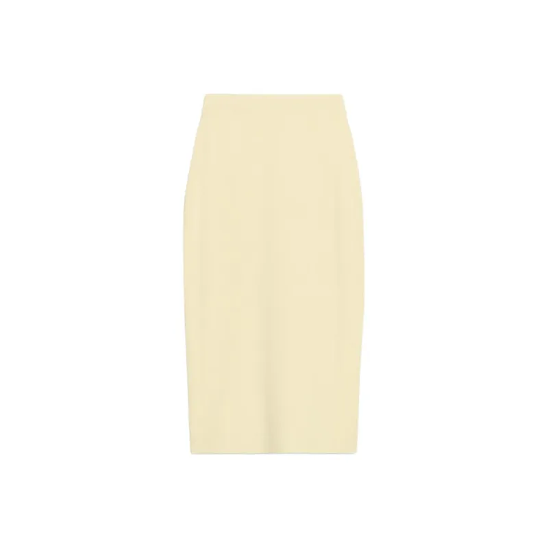 ZARA Casual Long Skirt Women's Yellow-1