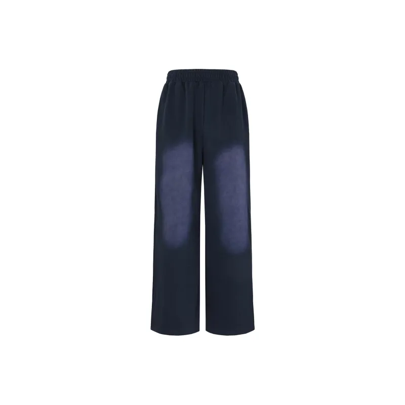 BIPOLAR Casual Pants Unisex Black Denim Blue-5