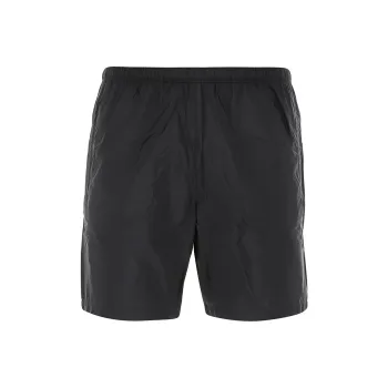 PRADA Triangle Logo Plaque Elastic Swim Shorts