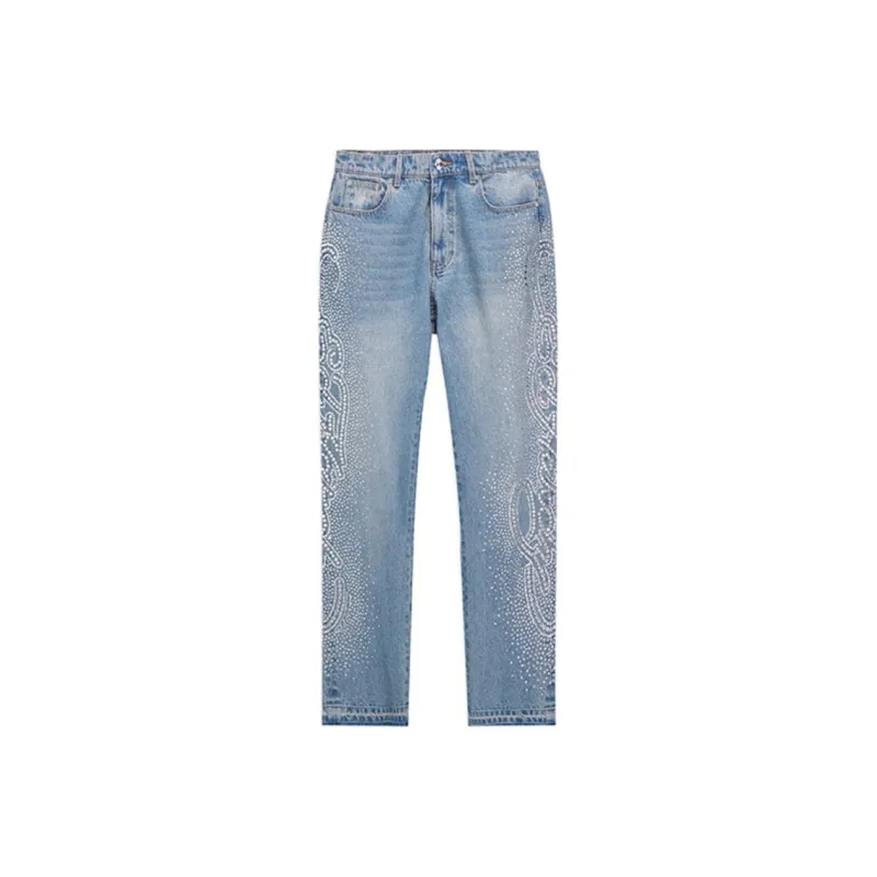 Ed Hardy FW24 Jeans Men's Indigo-0