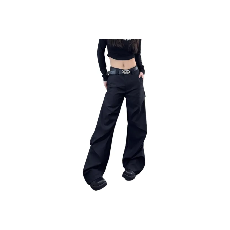 XIDELONG Suit Trouser Unisex Black-0