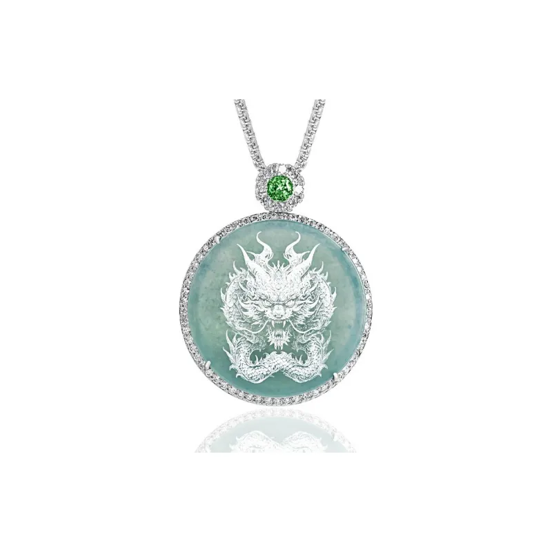 Noritake Glutinous Jade Jadeite Necklaces Unisex-2