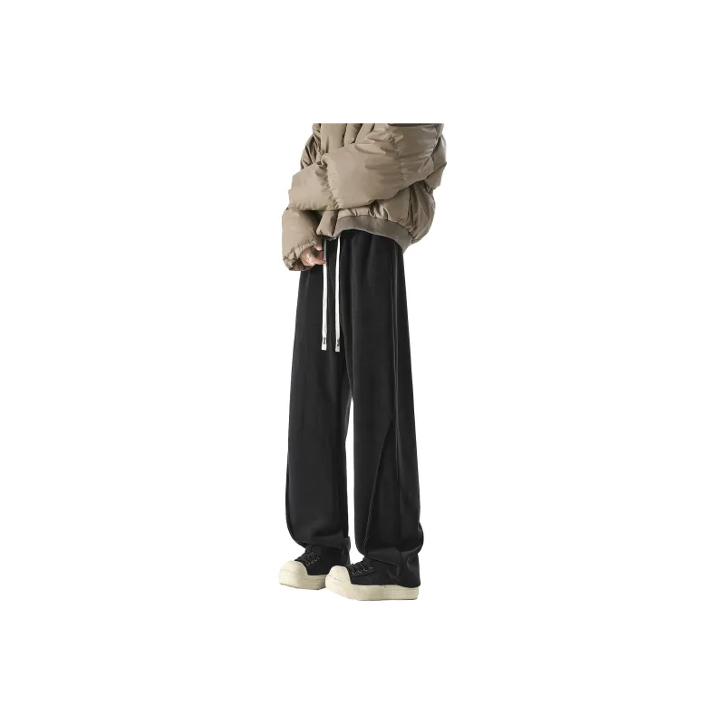 CELUCASN Casual Pants Unisex Steel Blue-0