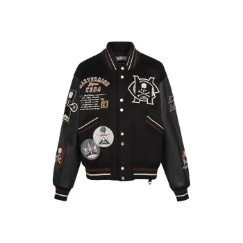 C2H4 Japan X C2H4 Curvilinear Varsity Jacket