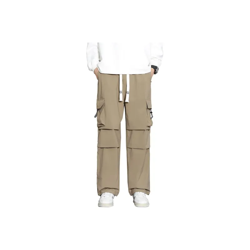 Tonlion Casual Pants Unisex Khaki-0