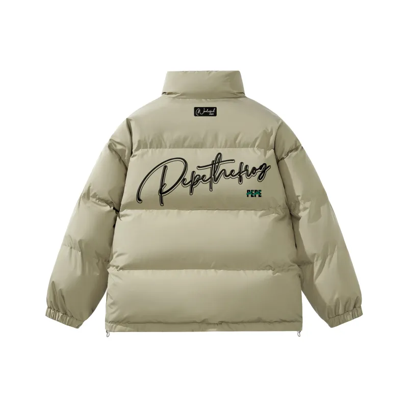 Pepe The Frog Puffer Jacket Unisex-10