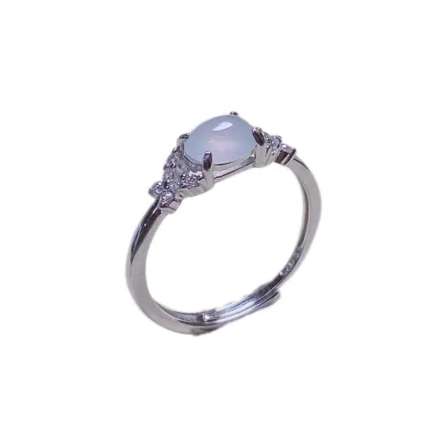 PUPAN Ice Glutinous Jadeite Rings Women's