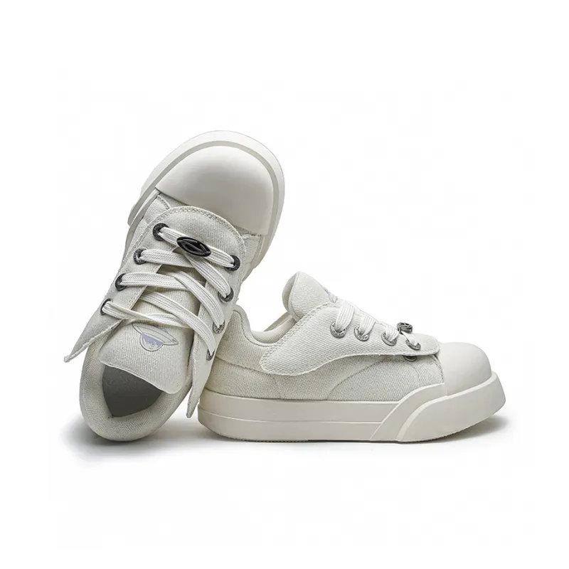 Hip Speed Height Increasing Low Top Canvas Shoes Unisex-10