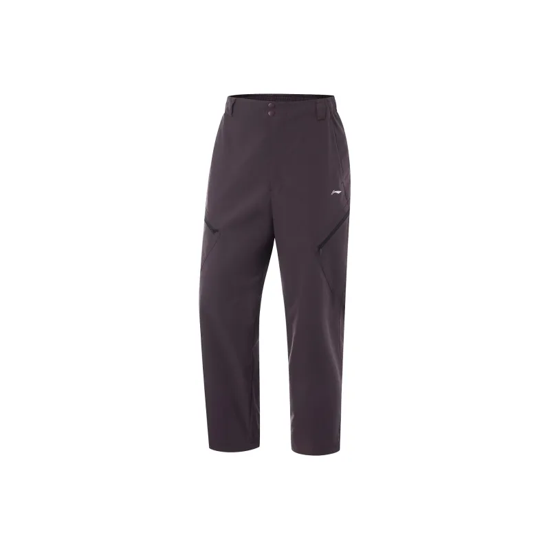 LiNing Fitness Series Casual Pants Men's Bulu Purple-0