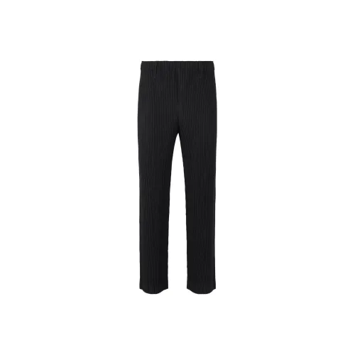 Homme Plissé Issey Miyake Mc March Pleated Straight leg Trousers